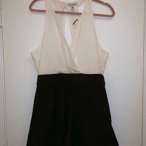 Black & Cream Romper